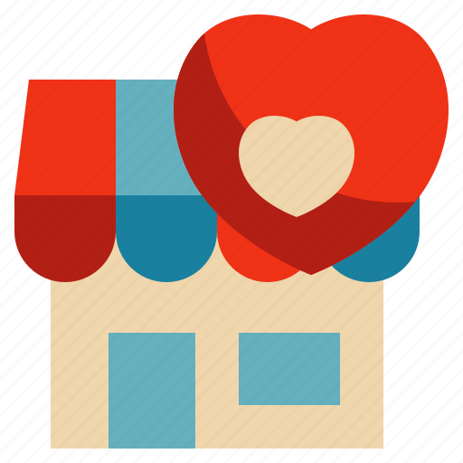 Store, shopping, heart, love icon - Download on Iconfinder