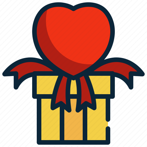 Box, gift, love, heart icon - Download on Iconfinder