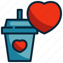 coffee, drink, love, heart