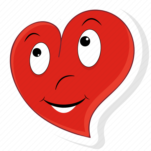 Face, happy, healthy, heart, like, lucky, smile icon - Download on Iconfinder