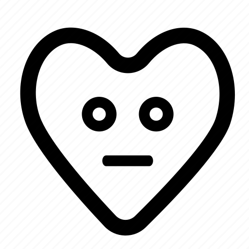 Heart, face, valentine, emotion, emoji icon - Download on Iconfinder