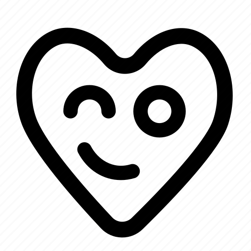Emoji, smiley, heart, romance, smile, love icon - Download on Iconfinder