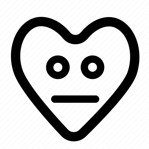 Heart, face, emoji, romantic, smiley icon - Download on Iconfinder