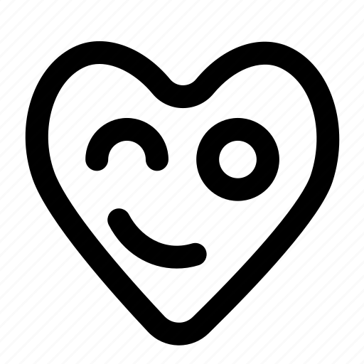 Heart, love, smile, simley, emoji icon - Download on Iconfinder