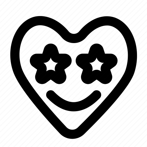 Happy, heart, emoji, love, smiley icon - Download on Iconfinder