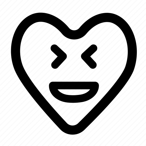 Heart, smile, emoji, love, happy icon - Download on Iconfinder