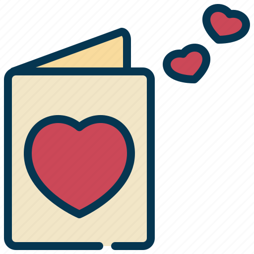 Card, love, heart, happy, valentine icon - Download on Iconfinder