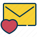 message, mail, envelope, heart, love, happy