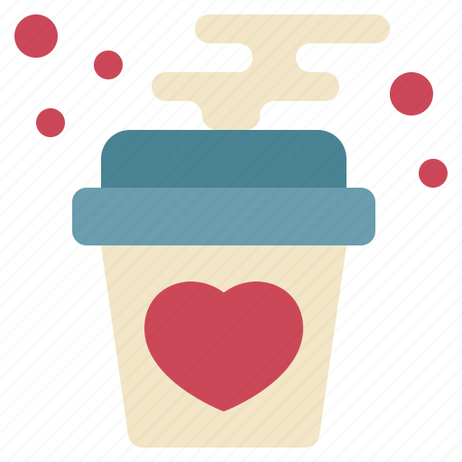 Cup, coffee, love, heart, happy icon - Download on Iconfinder