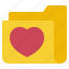 folder, file, data, favorite, heart, love 