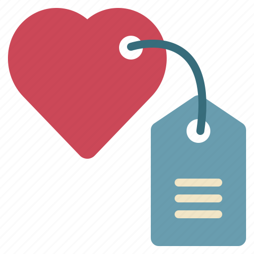 Heart, love, shopping, label icon - Download on Iconfinder