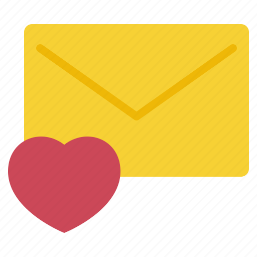 Message, mail, envelope, heart, love, happy icon - Download on Iconfinder