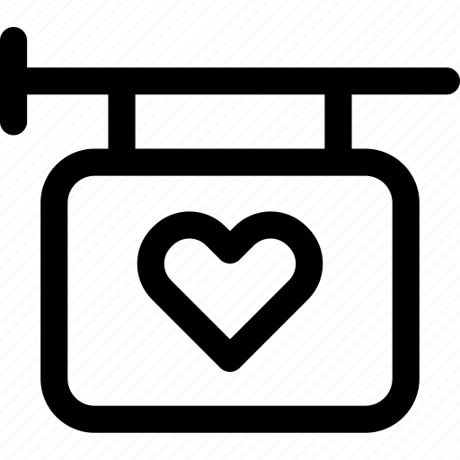 Heart, love, retail, shop, sign, street, valentine icon - Download on Iconfinder