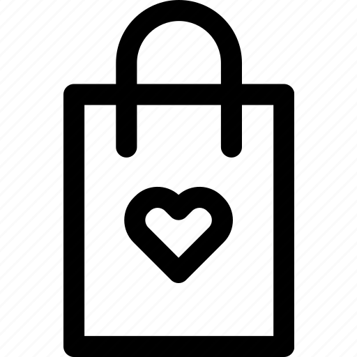 Bag, heart, love, passion, present, shopping, valentine icon - Download on Iconfinder