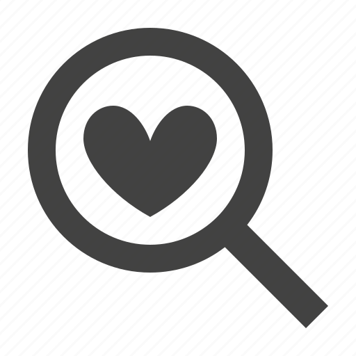 Find, glass, heart, love, search icon - Download on Iconfinder