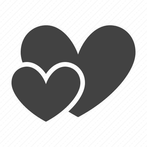Hearts, love, two, valentine icon - Download on Iconfinder