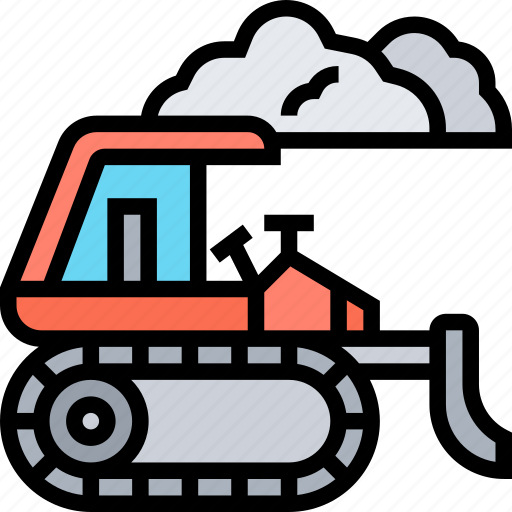 Bulldozers, truck, excavator, loader, mine icon - Download on Iconfinder