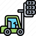 forklift, warehouse, store, logistic, industry