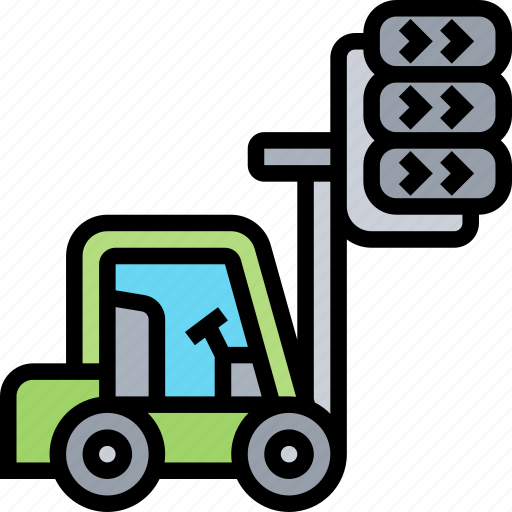 Forklift, warehouse, store, logistic, industry icon - Download on Iconfinder