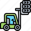 forklift, warehouse, store, logistic, industry 