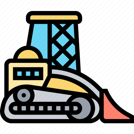 Loader, terrain, compact, track, landscaping icon - Download on Iconfinder
