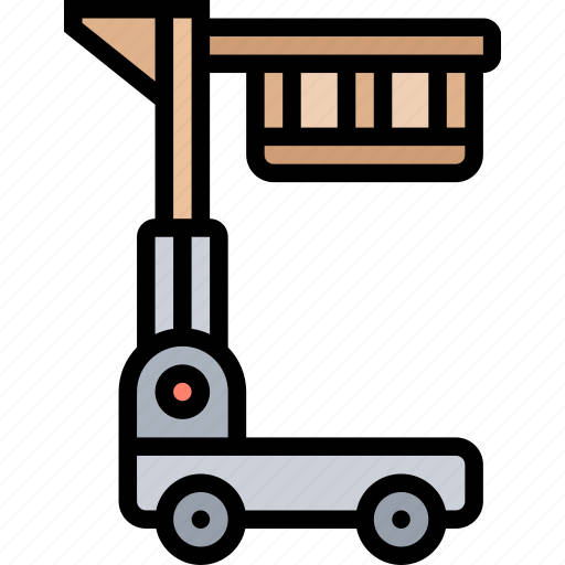Manlift, single, elevator, height, machinery icon - Download on Iconfinder