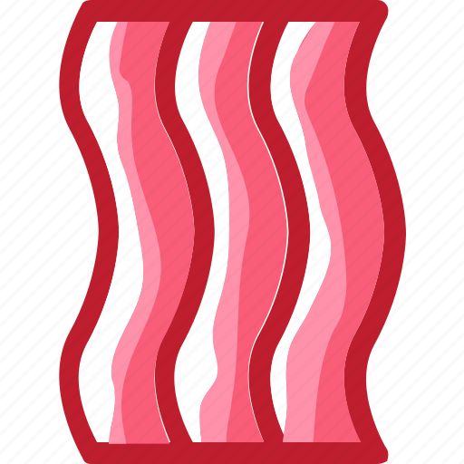Bacon, eat, food, ingredients, meat, pork, restaurant icon - Download on Iconfinder