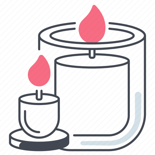 Candle, flame, fire, light, burn icon - Download on Iconfinder