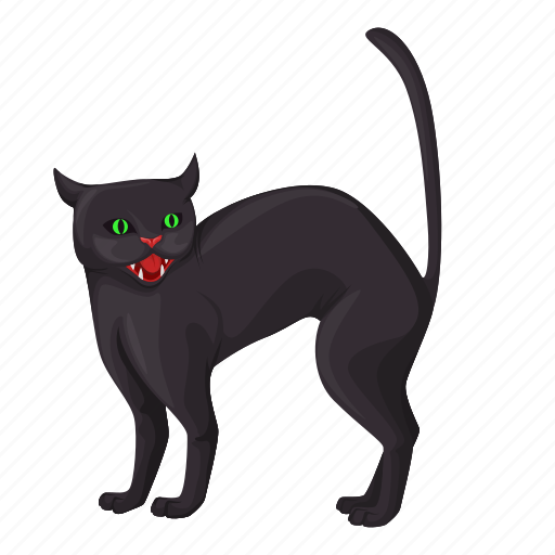 Black cat, cat, helloween, witch icon - Download on Iconfinder