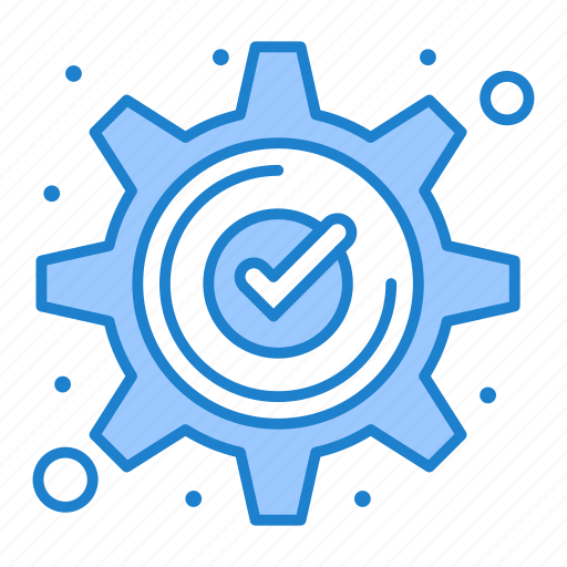 Accept, approved, check, gear, mark icon - Download on Iconfinder