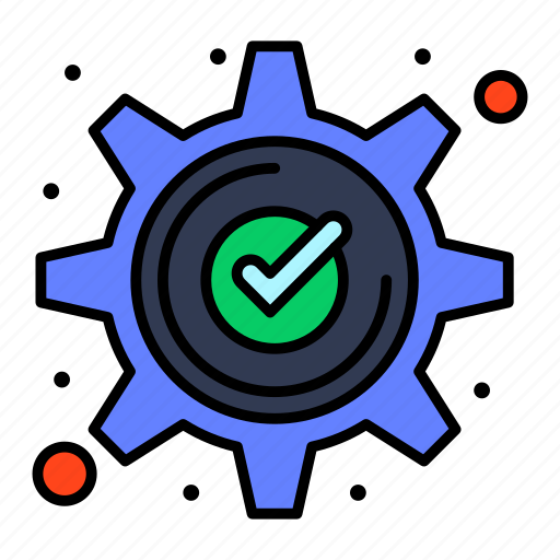 Accept, approved, check, gear, mark icon - Download on Iconfinder