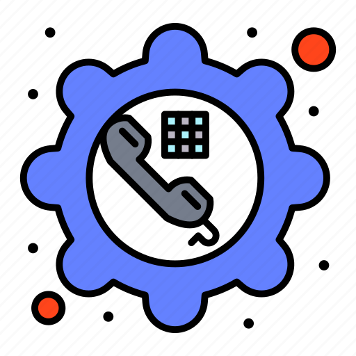 Call, configure, gear, phone icon - Download on Iconfinder
