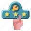 customer, service, rating, evaluation, stars, feedback, support 
