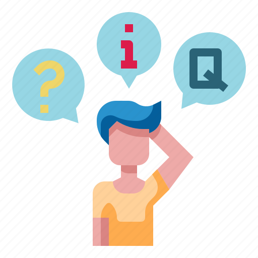 Problem, support, user, question, information, person icon - Download on Iconfinder