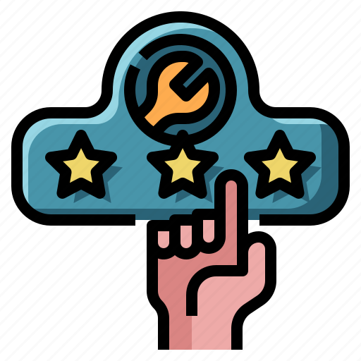 Customer, service, rating, evaluation, stars, feedback, support icon - Download on Iconfinder