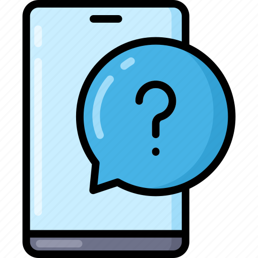Helpdesk, questions, smartphone, chat, talk icon - Download on Iconfinder