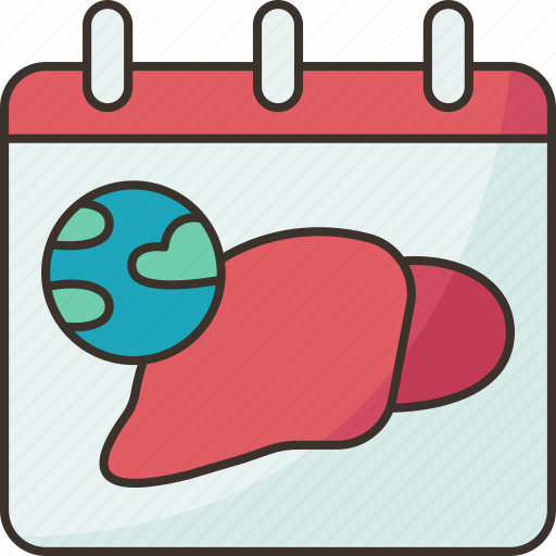 Hepatitis, day, calendar, care, health icon - Download on Iconfinder