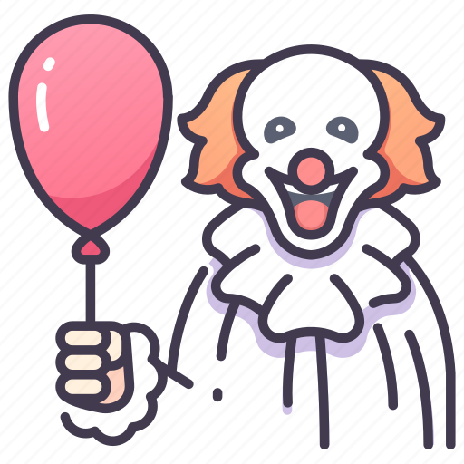 Circus, clown, fear, halloween, horror, makeup, scary icon - Download on Iconfinder