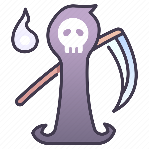 Death, halloween, horror, reaper, scary, skull icon - Download on Iconfinder