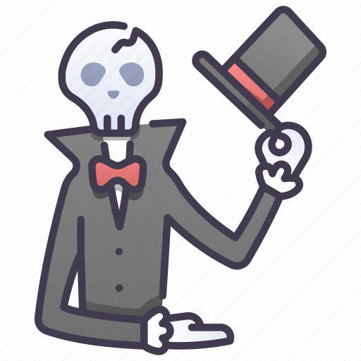 Dead, death, face, gentleman, head, skeleton, skull icon - Download on Iconfinder