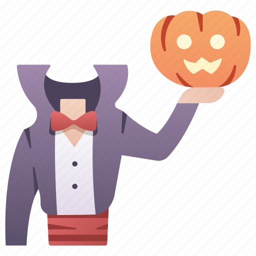 Evil, halloween, headless, horror, pumpkin, scary, spooky icon - Download on Iconfinder