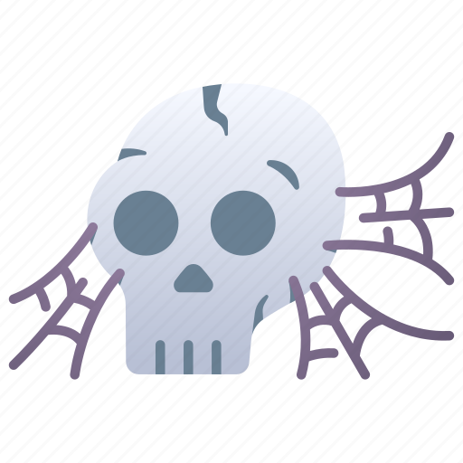 Death, halloween, horror, skull, spider, web icon - Download on Iconfinder