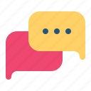 bubble, chat, communication, message, speech