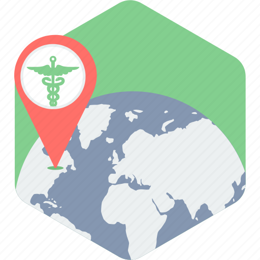 Location, medical, gps, healthcare, navigation, hospital location, medical location icon - Download on Iconfinder