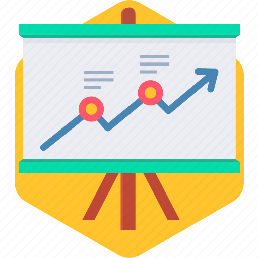 Presentation, board, business, graph, report, statistics icon - Download on Iconfinder
