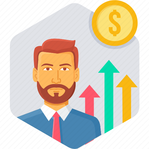 Bank, officer, employee, hike, payment, performance, salary icon - Download on Iconfinder