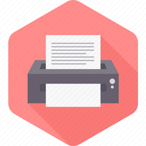 Print, printer, printing, page, paper, sheet, text icon - Download on Iconfinder
