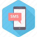 mobile, sms, alert, message, notification, notify, smartphone