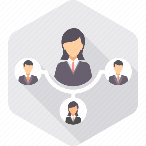 Lead, leader, team, female, group, lady, manager icon - Download on Iconfinder