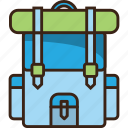 backpack, bag, baggage, camping, trekking